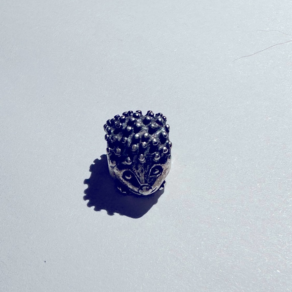 Authentic Pandora Sterling Silver Hedgehog Charm 790333 Retired